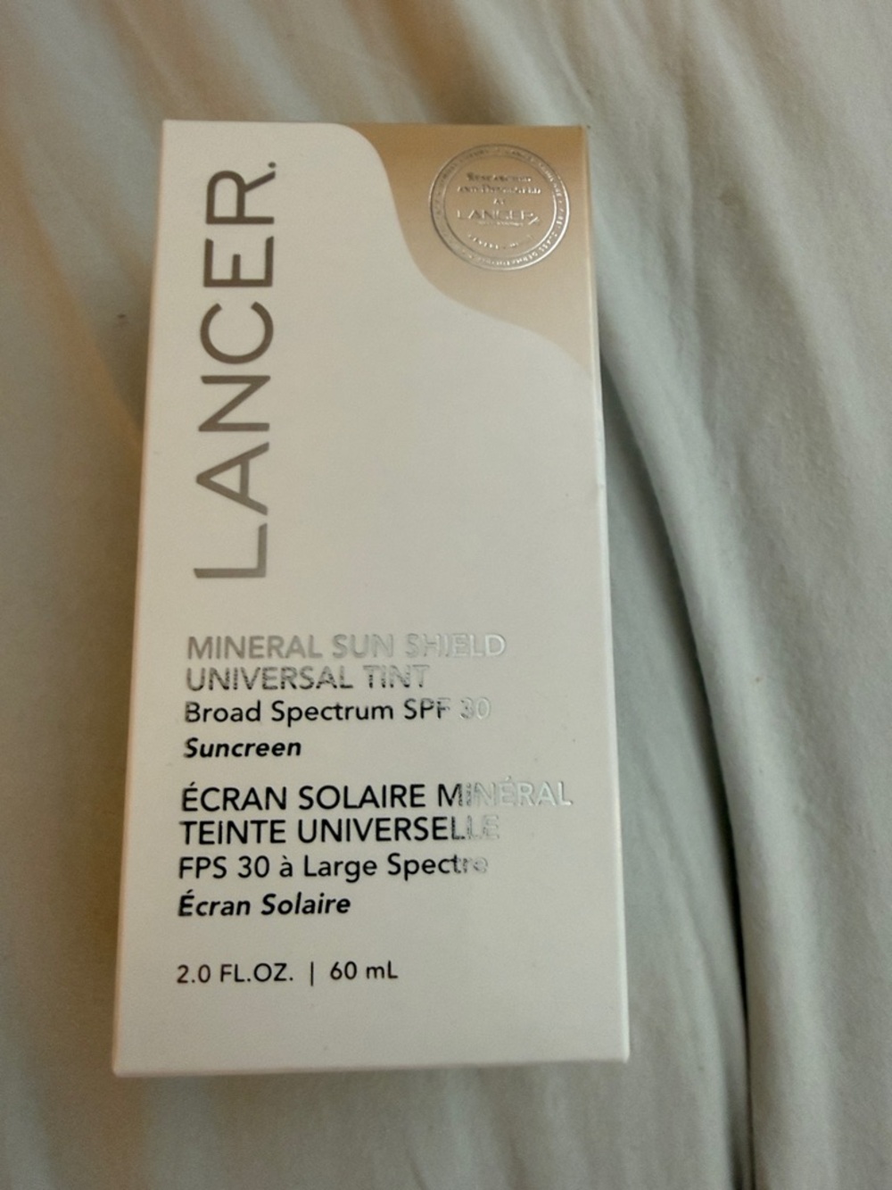 Lancer Mineral Sun Shield Universal Tint Spf 30 New In Box